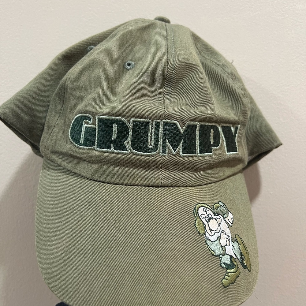 Grumpy Walt Disney Embroidered Cap